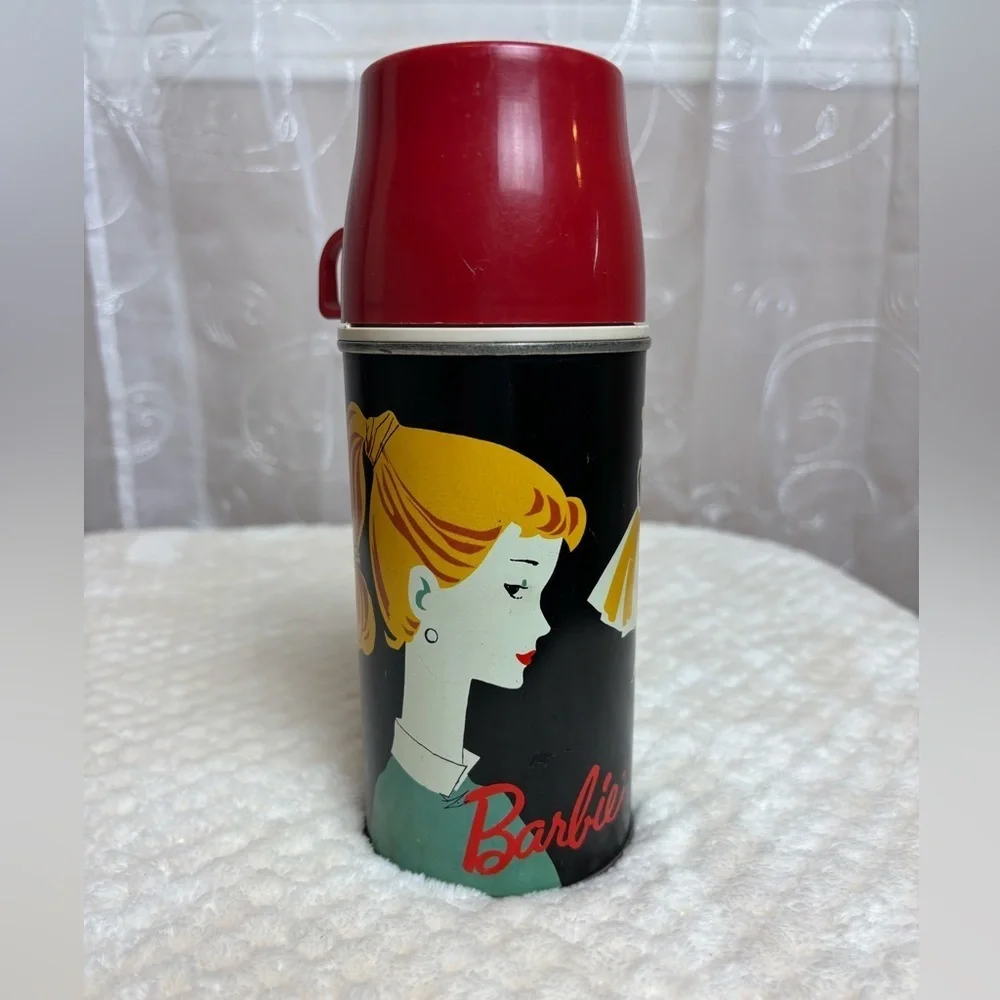 Vintage Barbie Thermos Bottle Mattel Inc, 1962